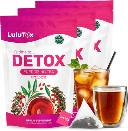 Menopause Daily Support (90 Capsules) + Lulutox Peach Herbal Tea 3-Pack (84 Servings) | Women’s Wellness Bundle for Daily Routine - PrimeBioHealth - canada supplements