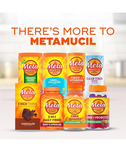 Metamucil Fiber Gummies for Adults, No Sugar Added Orange Flavor, 5g Prebiotic Plant Based Fiber Supplement Blend, 120 Count - PrimeBioHealth - canada supplements