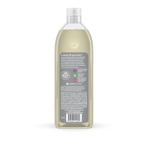 Method Gel Hand Soap Refill, Vetiver + Amber, 34 Fl Oz (Pack of 1) (Packaging May Vary) - PrimeBioHealth - canada supplements