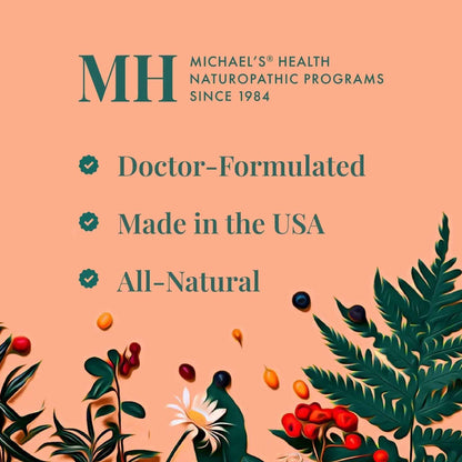 MICHAEL'S Health Naturopathic Programs Teen Girls Multivitamin - 90 Vegetarian Tablets - with B Complex Vitamins