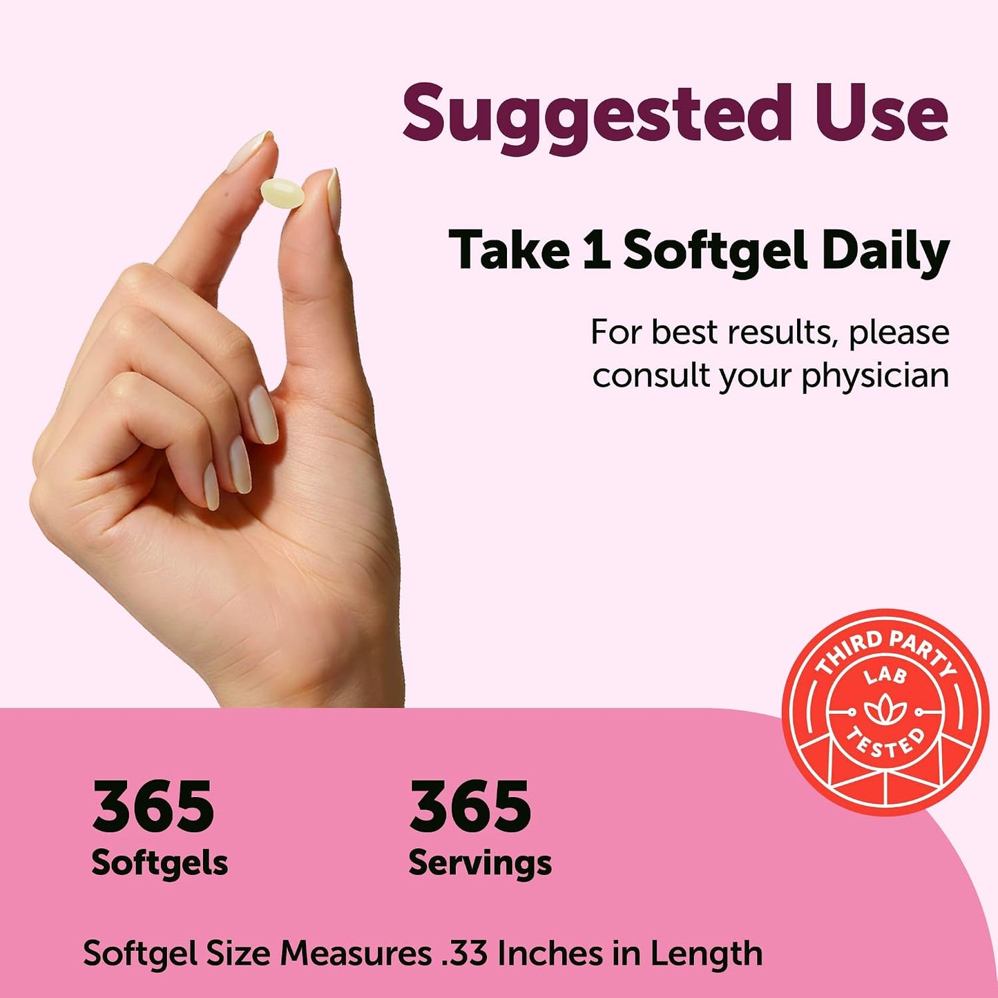 Micro Ingredients Biotin 10,000 mcg with Hyaluronic Acid 25 mg Per Serving | Made with Coconut Oil | 365 Softgels | 1 Per Day | One Year Supply | Non-GMO & Gluten Free - PrimeBioHealth - canada supplements