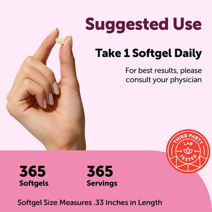 Micro Ingredients Biotin 10,000 mcg with Hyaluronic Acid 25 mg Per Serving | Made with Coconut Oil | 365 Softgels | 1 Per Day | One Year Supply | Non-GMO & Gluten Free - PrimeBioHealth - canada supplements