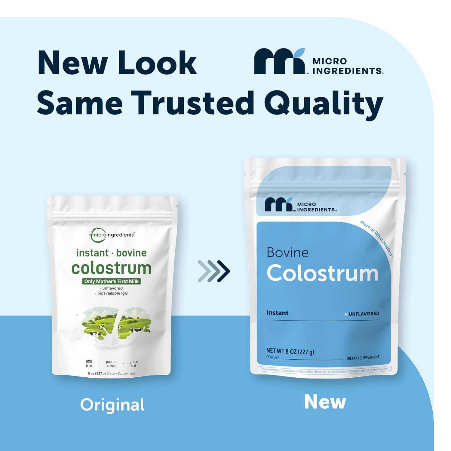 Micro Ingredients Bovine Colostrum Powder, 8 oz | Colostrum Supplement for Women & Men | Unflavored & Instant Dissolve | Non-GMO, Gluten-Free - PrimeBioHealth - canada supplements