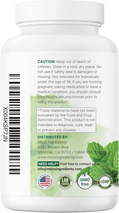 Micro Ingredients Chlorophyll Super Greens Complex | 240 Veggie Capsules with Parsley, Moringa, Spirulina, Chlorella, & More | Gluten-Free, No Additives - PrimeBioHealth - canada supplements