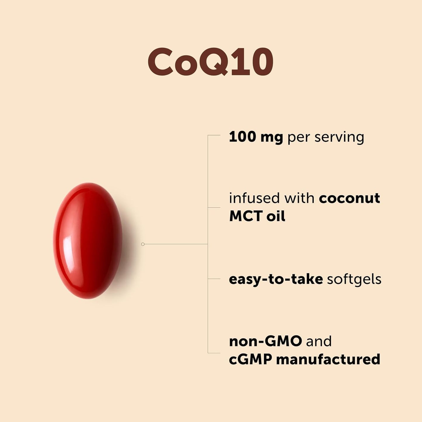 Micro Ingredients CoQ10 100 mg Per Serving, 240 Softgels | Coenzyme Q10 (Ubiquinone) Supplement | Made with MCT Oil | Non-GMO, Gluten Free - PrimeBioHealth - canada supplements