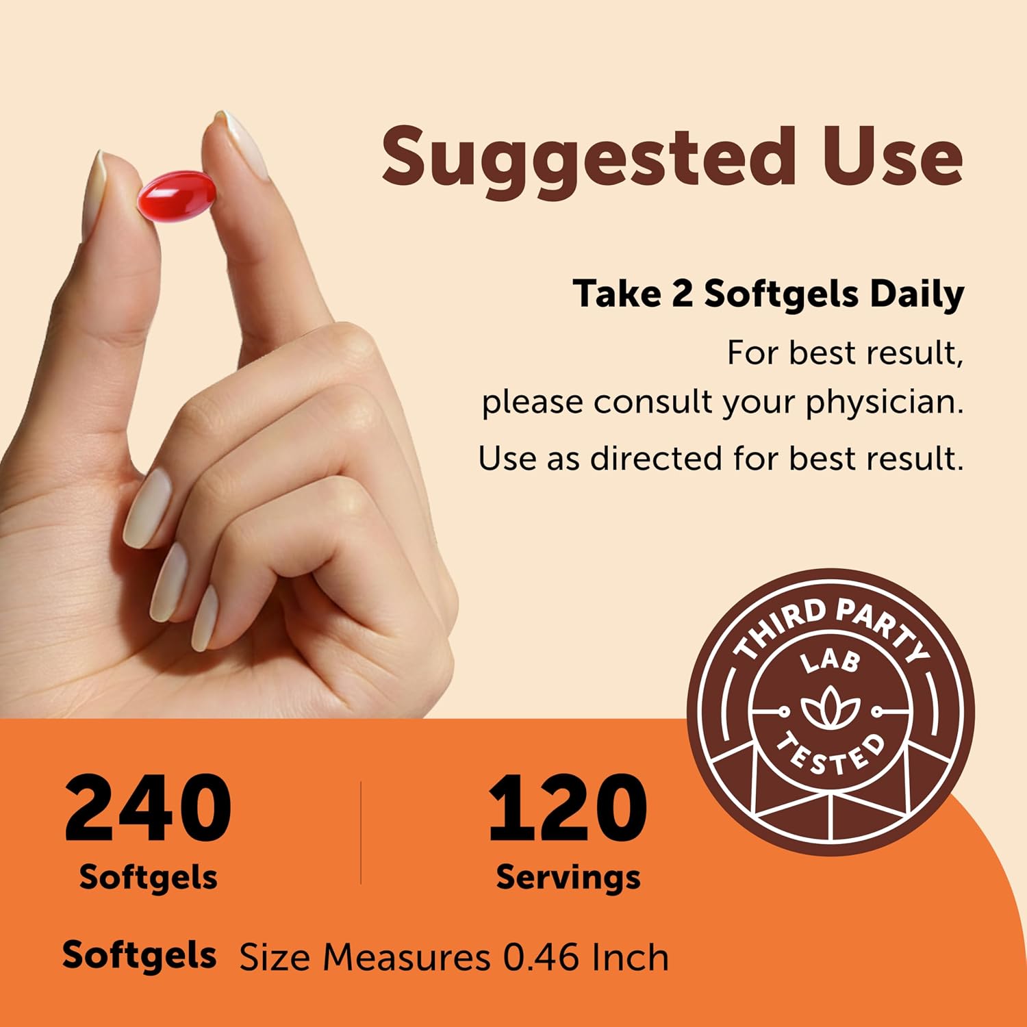 Micro Ingredients CoQ10 100 mg Per Serving, 240 Softgels | Coenzyme Q10 (Ubiquinone) Supplement | Made with MCT Oil | Non-GMO, Gluten Free - PrimeBioHealth - canada supplements