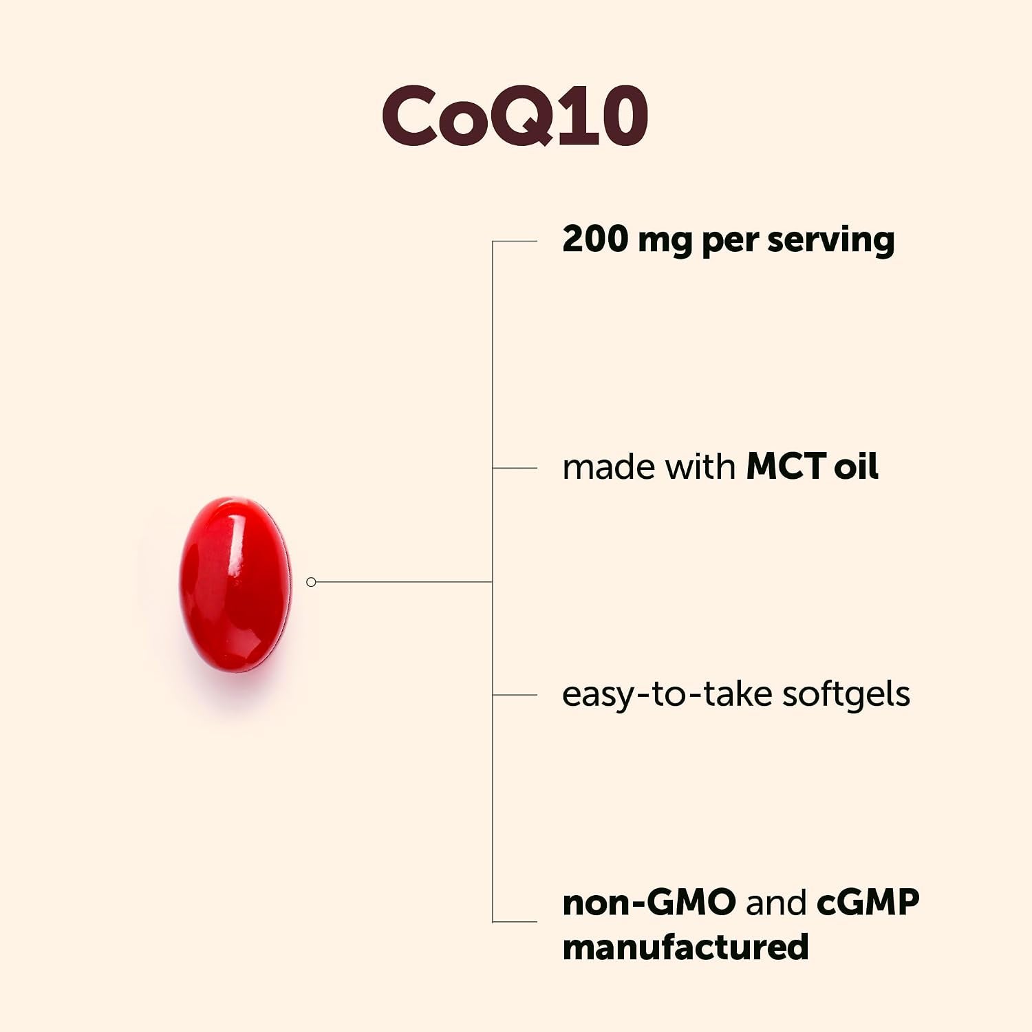 Micro Ingredients CoQ10 200mg Per Serving, 240 Softgels | Made with Coconut MCT Oil | Coenzyme Q10 (Ubiquinone) | Non-GMO - PrimeBioHealth - canada supplements