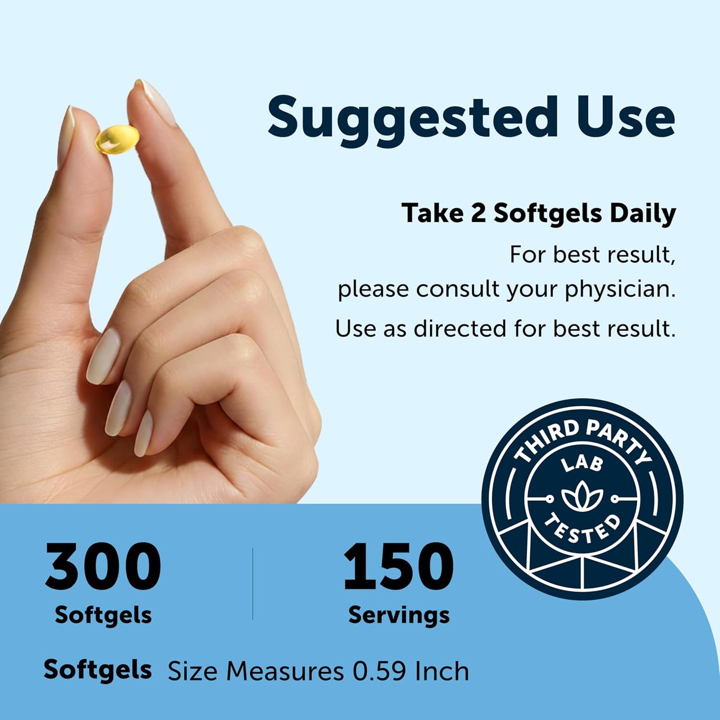 Micro Ingredients Extra Strength* Omega-3 Fish Oil Supplements 1,000mg Per Serving, 300 Softgels | Lemon Flavored | Burpless | EPA 180mg + DHA 120mg | Deep Sea Fish - PrimeBioHealth - canada supplements