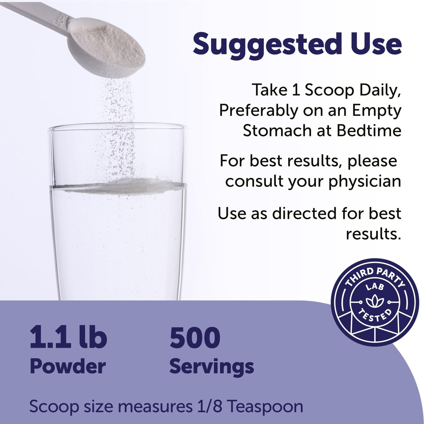 Micro Ingredients Glycine Powder, 1KG (2.2 Pounds), Glycine 1000mg Per Serving, Water Soluble and Product of USA - PrimeBioHealth - canada supplements