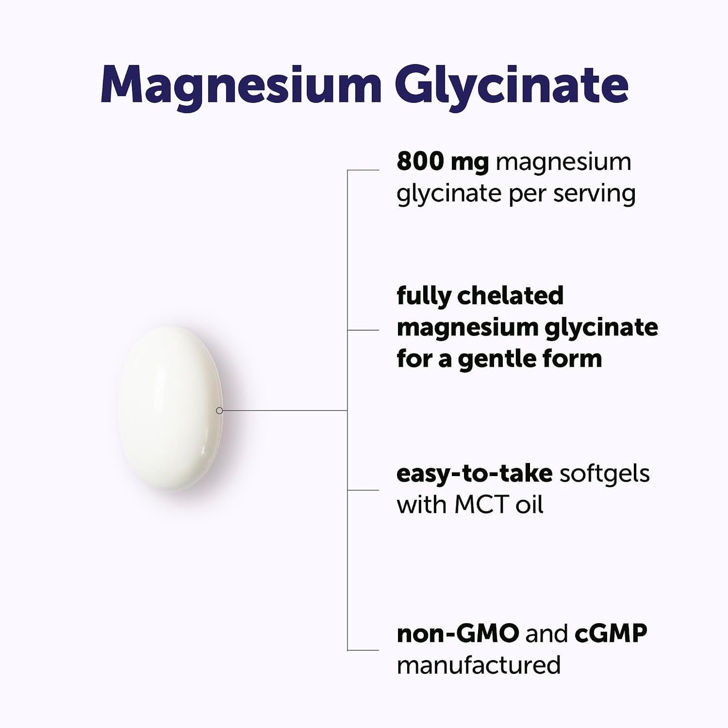 Micro Ingredients Magnesium Glycinate 800 mg Per Serving, 240 Softgels | Chelated Magnesium Supplement with MCT Oil | Non-GMO, Gluten Free, No Soy - PrimeBioHealth - canada supplements
