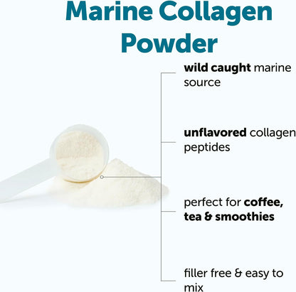 Micro Ingredients Marine Collagen Protein Powder, 1 Pound | Wild Caught Fish Source | Hydrolyzed Peptides | Unflavored, Keto, & Paleo Friendly | Easy to Mix, Non-GMO - PrimeBioHealth - canada supplements
