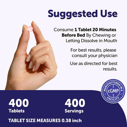 Micro Ingredients Melatonin 20mg, 400 Tablets | Strawberry Flavor | Fast Dissolve | 100% Drug Free | Vegetarian Friendly | Non-GMO, No Gluten, Sugar Free - PrimeBioHealth - canada supplements