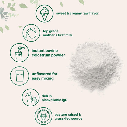 Micro Ingredients Multi Collagen Protein Powder 2 Pounds & Instant Colostrum Powder Bundle 2 Pack | Grass-Fed Collagen Peptides | Premium Bovine Mother’s First Milk - PrimeBioHealth - canada supplements