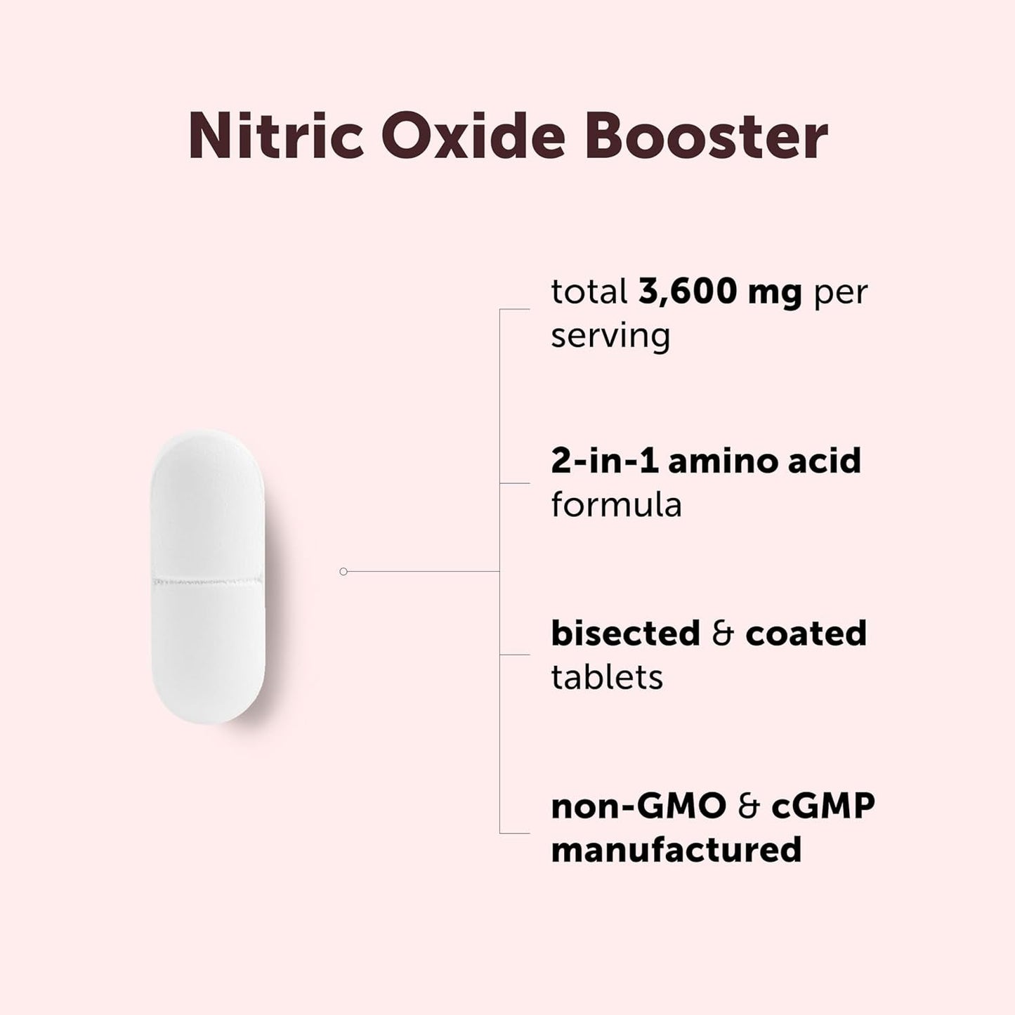 Micro Ingredients Nitric Oxide Supplement for Men & Women 3,600mg Per Serving, 240 Bisected Tablets | L-Arginine + L-Citrulline Amino Acid Complex | Pre-Workout, Caffeine-Free | Non-GMO, Gluten Free - PrimeBioHealth - canada supplements