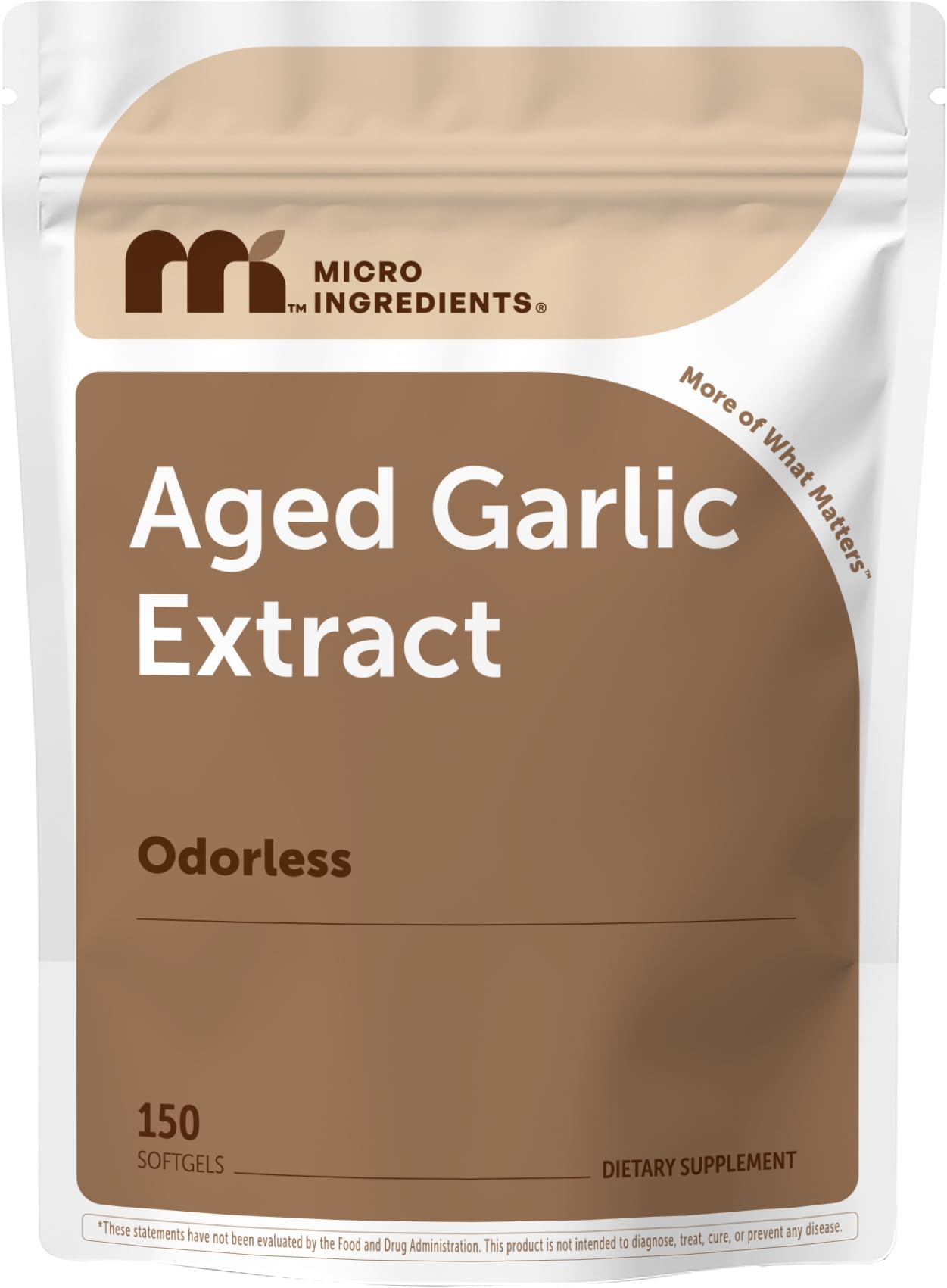 Micro Ingredients Odorless Garlic, 300 Softgels | 2 Years Aged Garlic Extract | Grown Allium Sativum Bulb | Natural Herbal Supplements | Non-GMO, Gluten Free - PrimeBioHealth - canada supplements