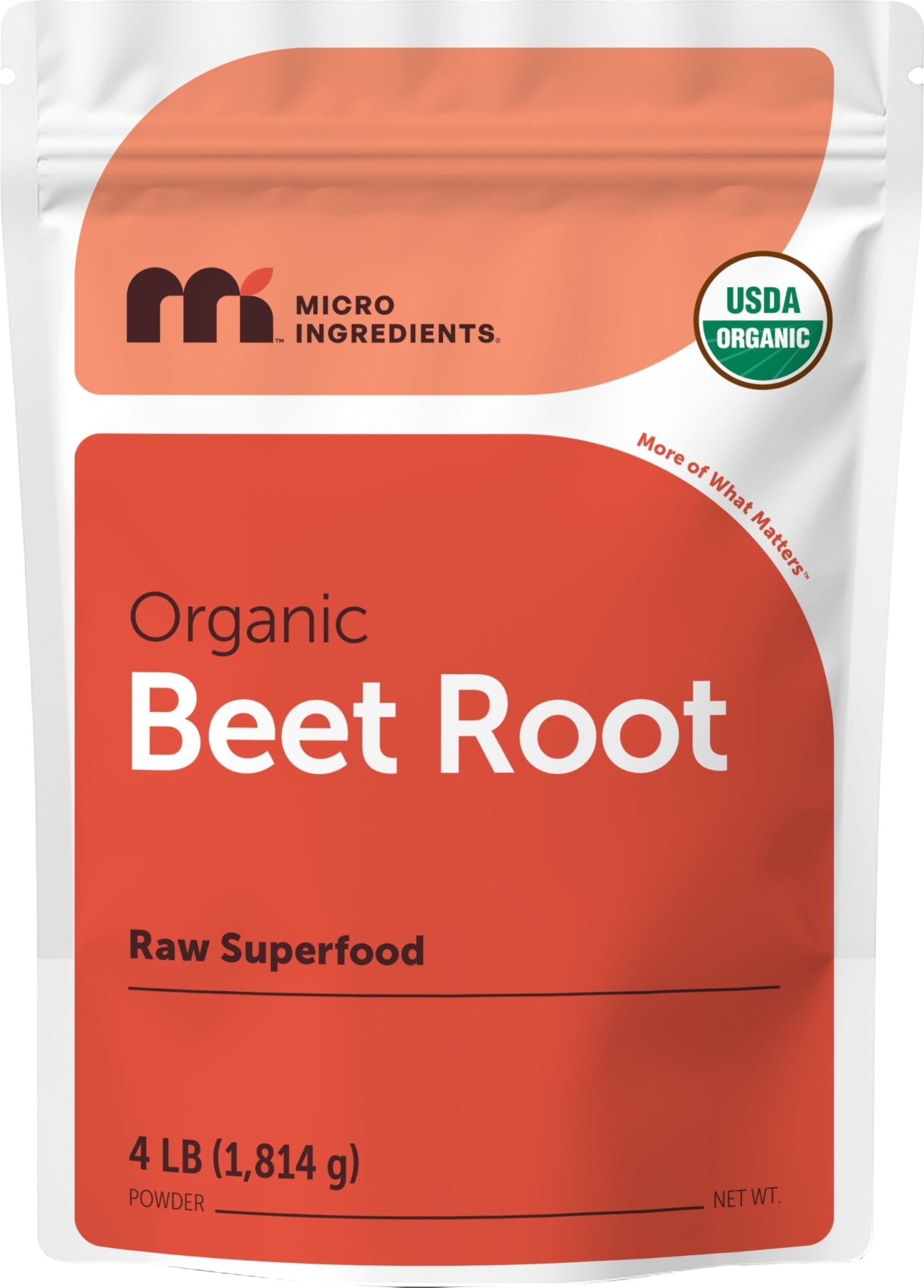Micro Ingredients Organic Beet Root Powder, 4 Pounds | Cold Pressed, Water Soluble, High Concentrated Raw Beetroot Supplement | Natural Nitric Oxide Superfood Drink Mix - PrimeBioHealth - canada supplements