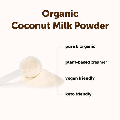 Micro Ingredients Organic Coconut Milk Powder, 2 Lb | Plant-Based Creamer for Coffee, Tea & Smoothies | Rich & Creamy, Easy Mixing | Non-GMO, Gluten-Free, Keto & Paleo Friendly - PrimeBioHealth - canada supplements