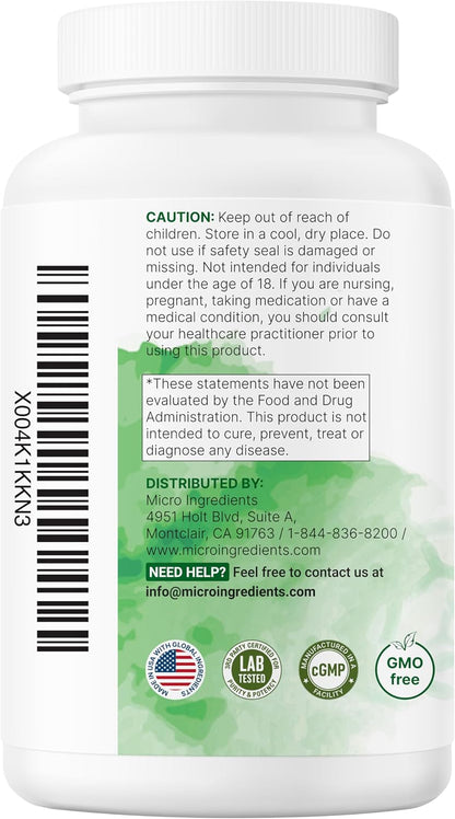 Micro Ingredients Probiotics 200 Billion CFU, 120 Veggie Capsules | Mega Probiotics for Men & Women | 40 Strains with Prebiotics, Postbiotics & Digestive Enzymes | Gut, Immune & Digestive Health - PrimeBioHealth - canada supplements