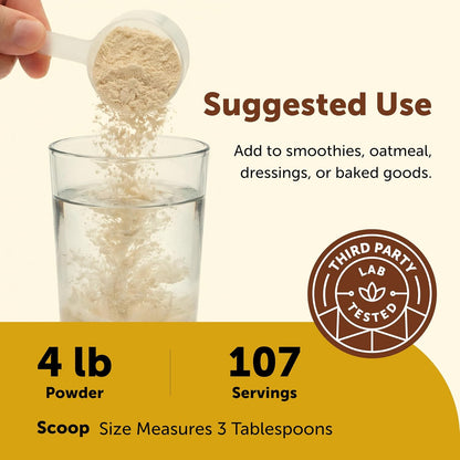 Micro Ingredients Pure Peanut Butter Powder, 4 lb | Made from Fresh Roasted Peanuts | No Added Sugar or Salt | 10g Plant-Based Protein 10% DV, 88% Less Fat | 107 Servings | Non GMO - PrimeBioHealth - canada supplements
