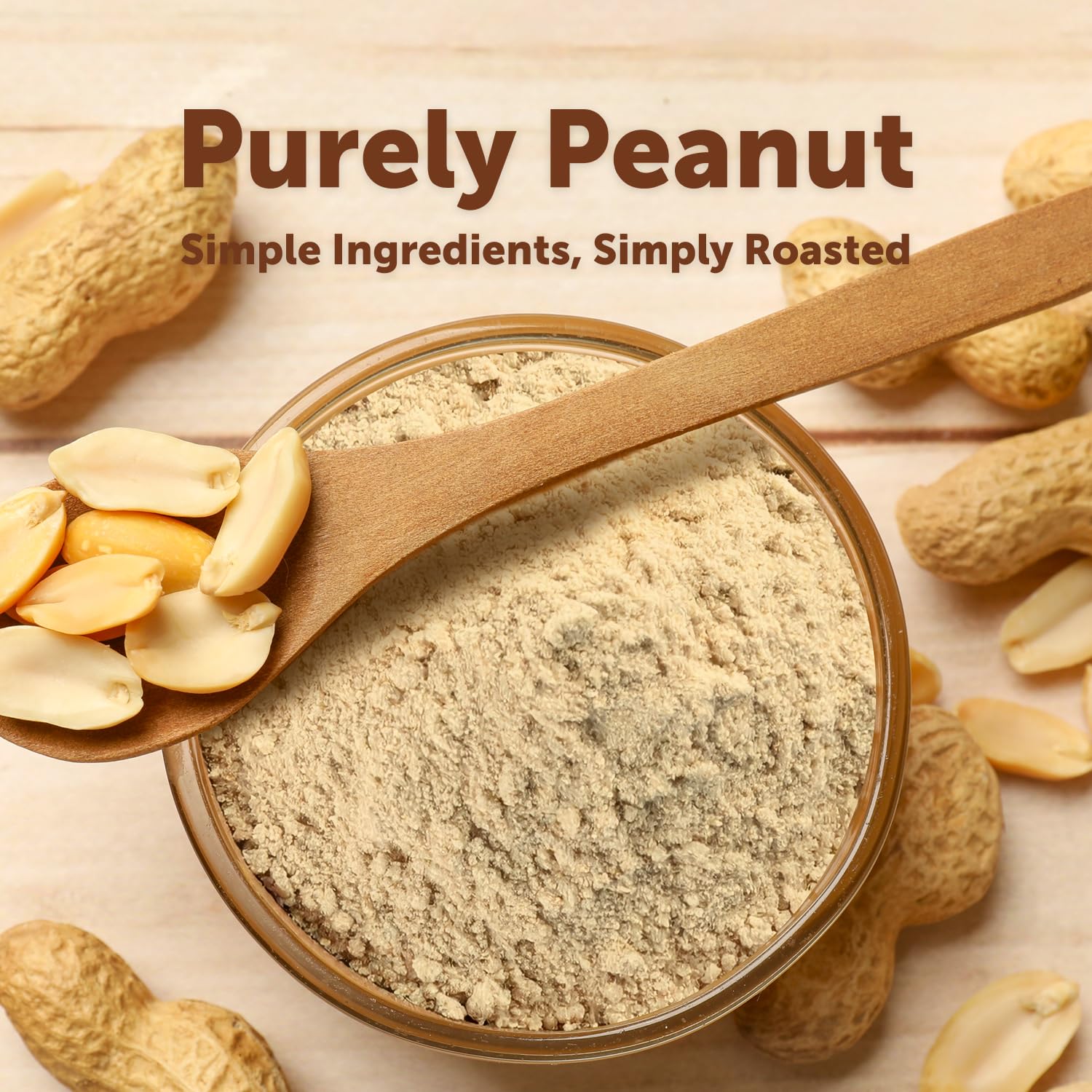 Micro Ingredients Pure Peanut Butter Powder, 4 lb | Made from Fresh Roasted Peanuts | No Added Sugar or Salt | 10g Plant-Based Protein 10% DV, 88% Less Fat | 107 Servings | Non GMO - PrimeBioHealth - canada supplements