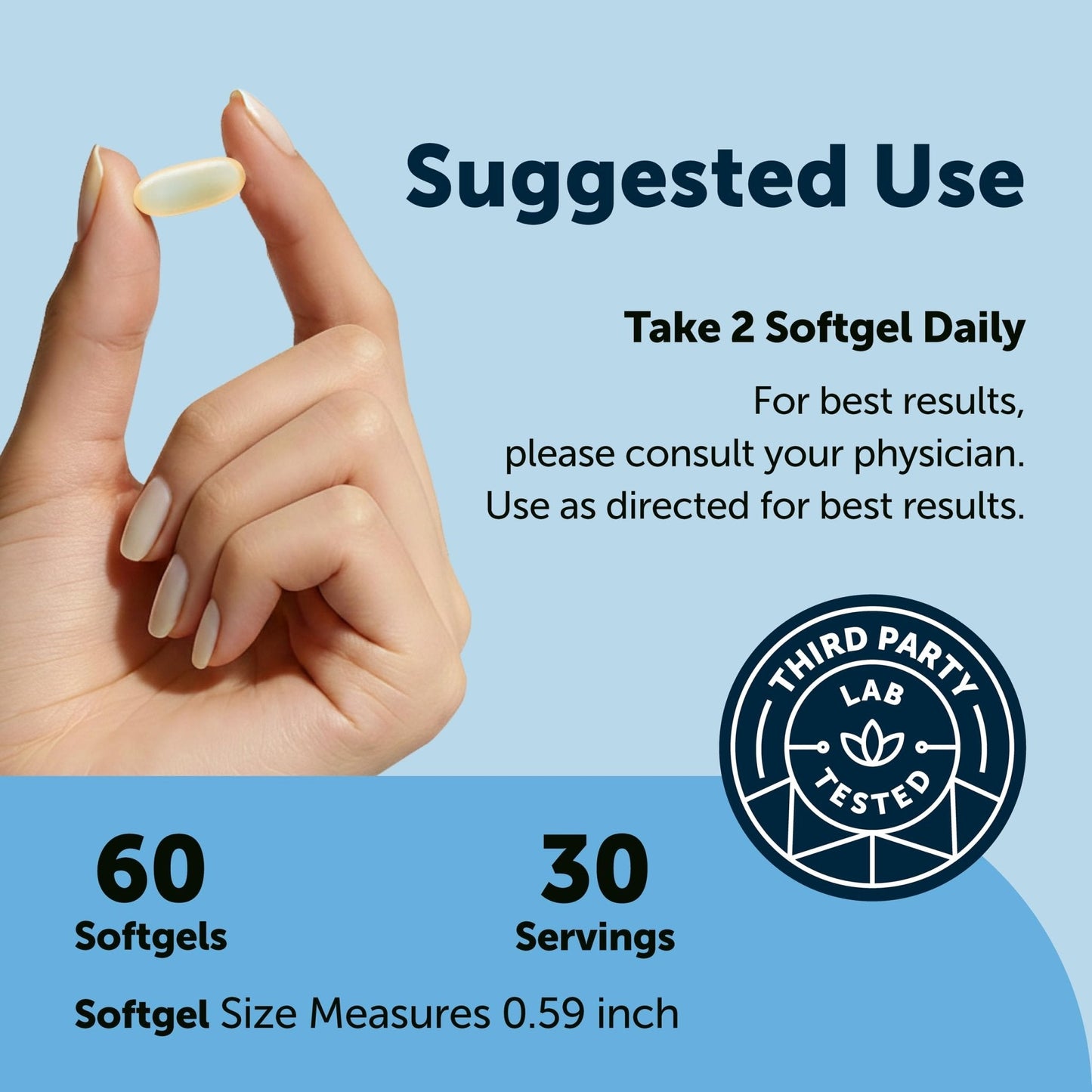 Micro Ingredients Supreme Omega-3 Fish Oil w/Ultra High EPA & DHA, Burpless Softgels | rTG Omega-3 with Vitamin D3 | Wild-Caught Cold Deep-Sea Fish | Lemon Flavor, Easy to Swallow, 60ct - PrimeBioHealth - canada supplements