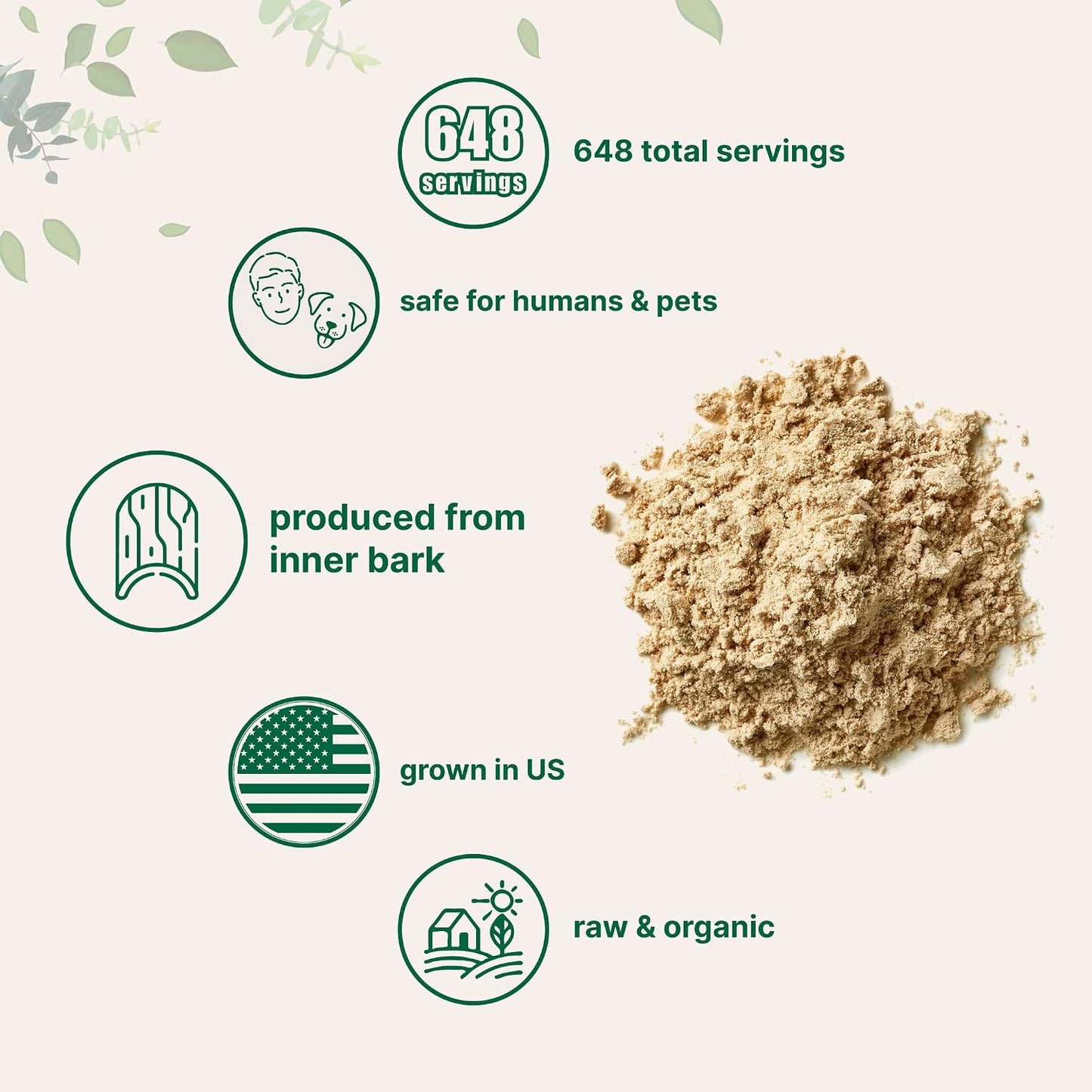 Micro Ingredients Sustainably US Grown, Organic Slippery Elm Bark Powder, 1 Pound (648 Servings), Helps Soothe The Throat and Coughing, No Irradiated, No Contaminated, No GMOs, Pet Friendly - PrimeBioHealth - canada supplements