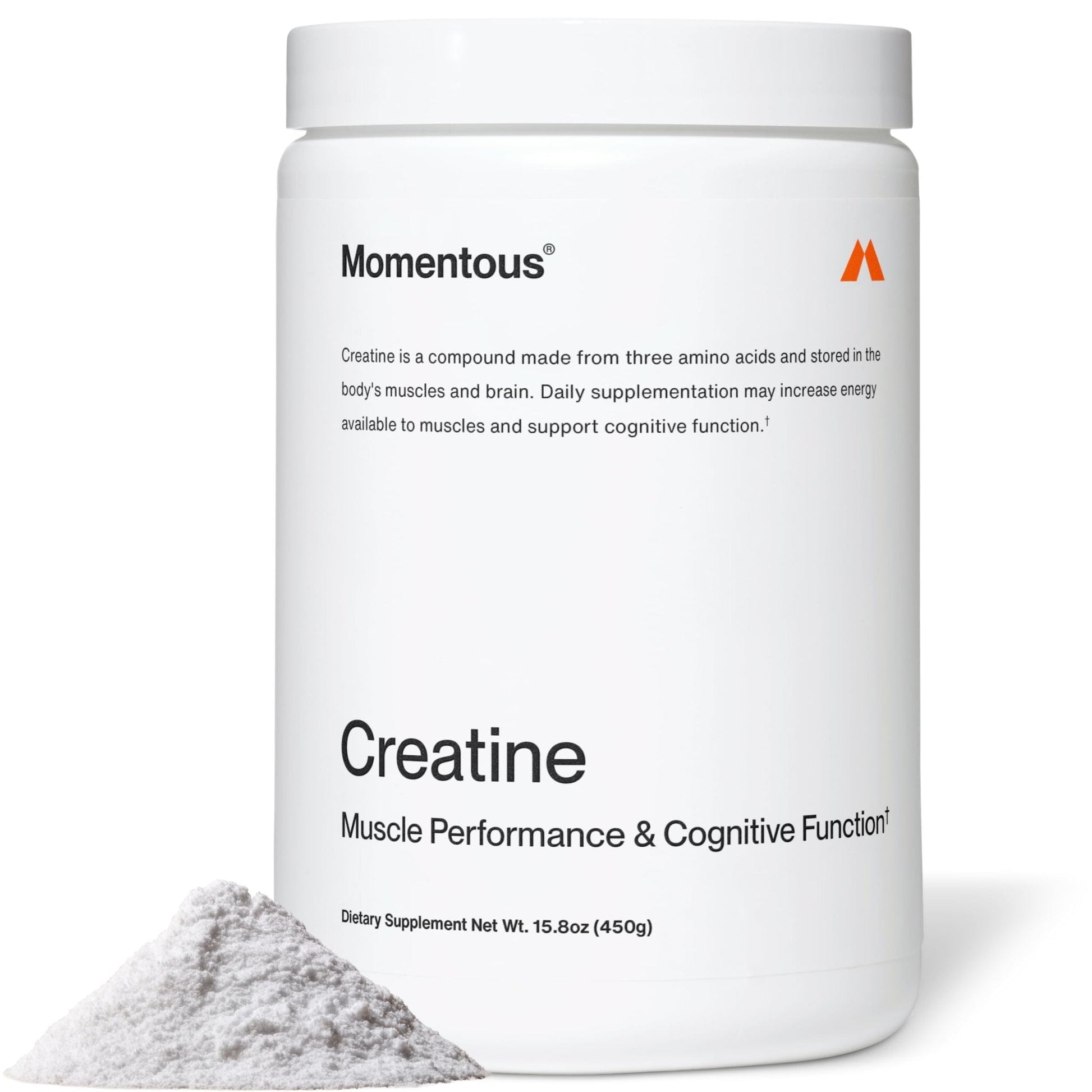 Momentous Creatine Monohydrate Powder - Creatine Powder - Supports Strength, Lean Muscle, & Recovery for Men & Women - NSF Certified for Sport - 5 g per Serving - 90 Servings - PrimeBioHealth - canada supplements