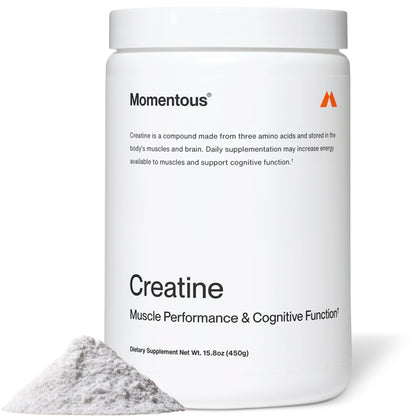 Momentous Creatine Monohydrate Powder - Creatine Powder - Supports Strength, Lean Muscle, & Recovery for Men & Women - NSF Certified for Sport - 5 g per Serving - 90 Servings - PrimeBioHealth - canada supplements