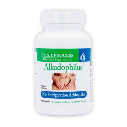 Morter HealthSystem Alkadophilus Best Process Alkaline — No Refrigeration Probiotic & Prebiotic Digestive Supplement — 1.5 Billion CFU of Good Bacteria & Beetroot - PrimeBioHealth - canada supplements