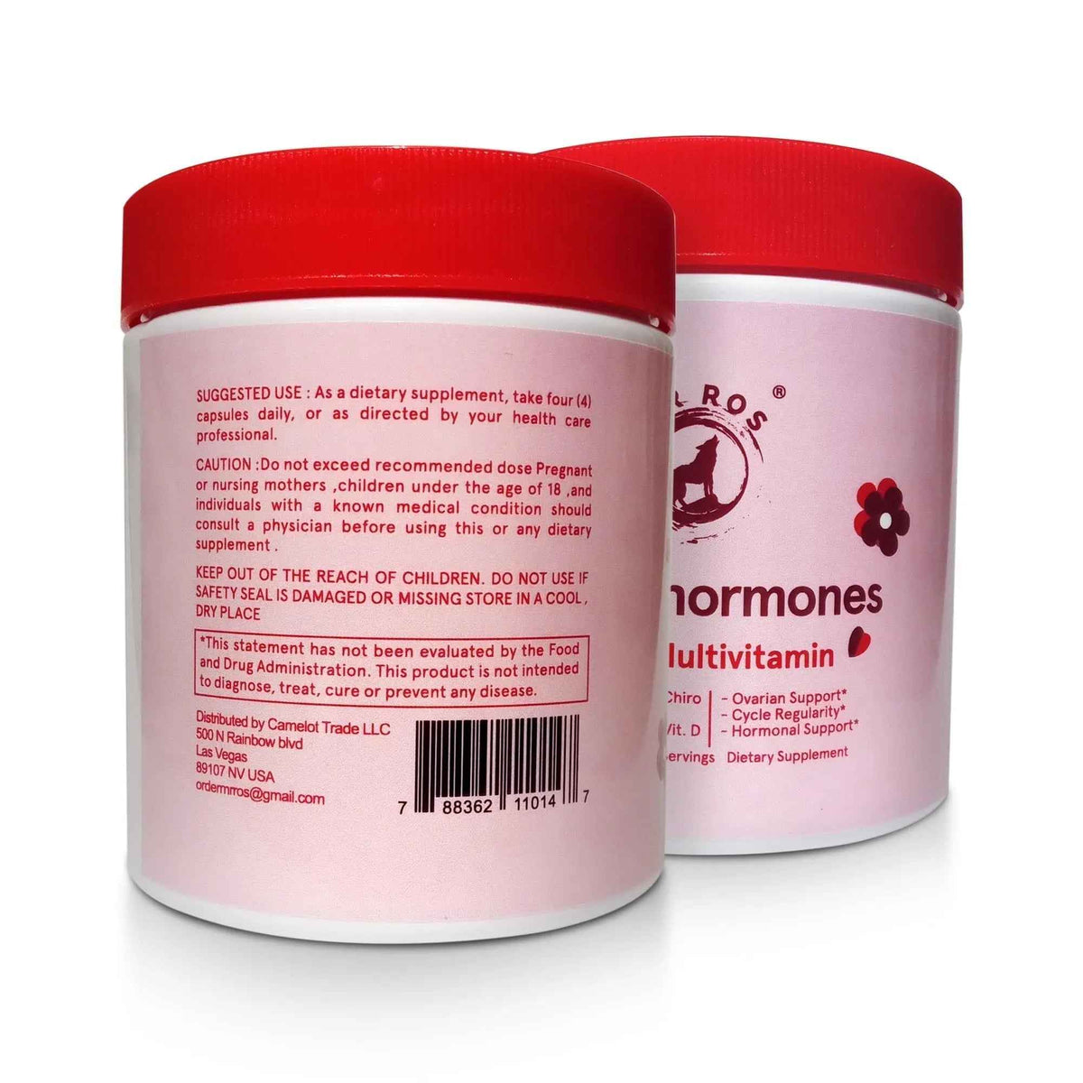 Mr Ros PCOS Multivitamin for Women – Happy Hormones Formula – Myo & D-Chiro Inositol 40:1, Omega-3, Vitamin D3, Zinc & Magnesium