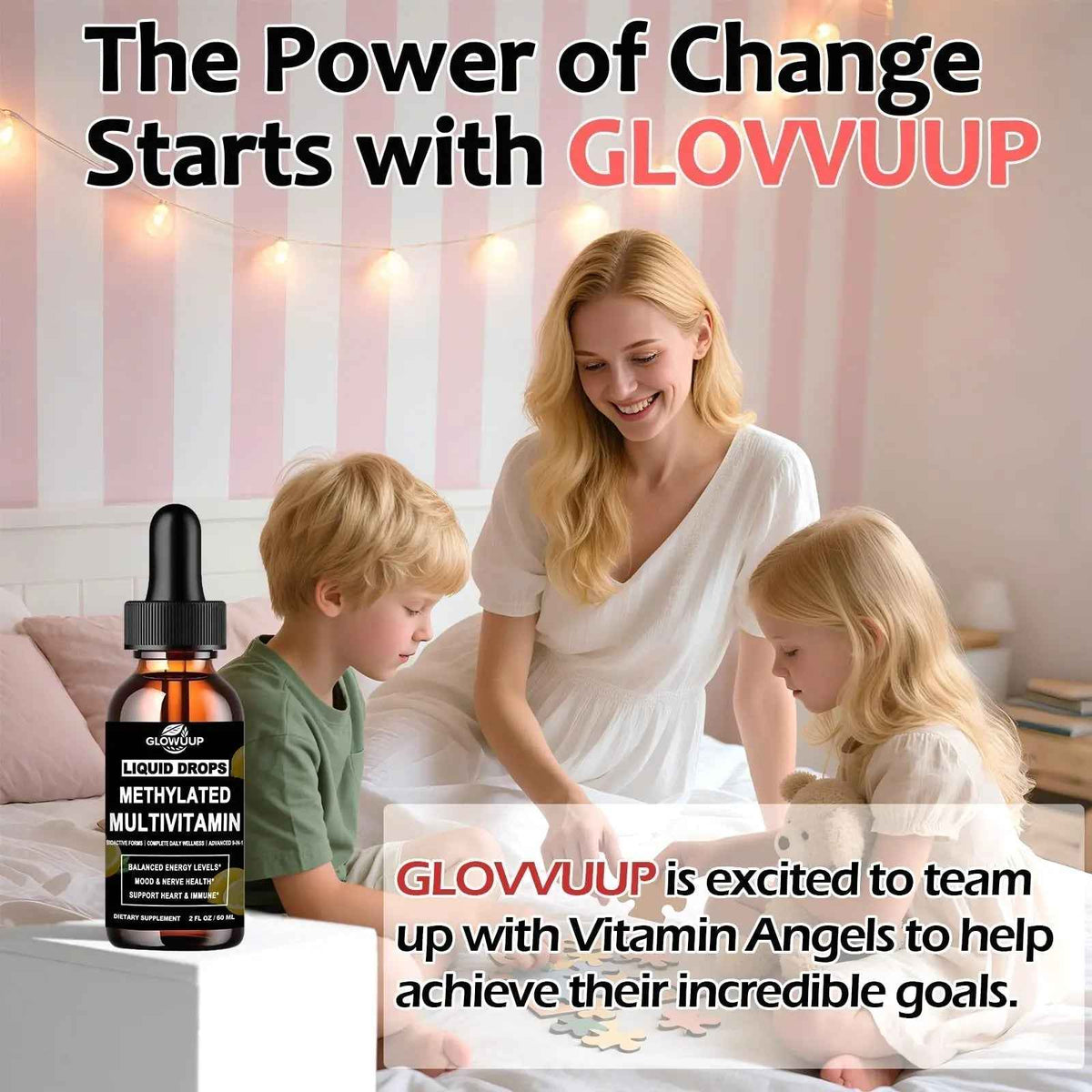 Multivitamin for Women & Men, Methylated Multivitamins & Multiminerals liquid Drops with Methylfolate B12 B2 Vitamin C E D3 K2