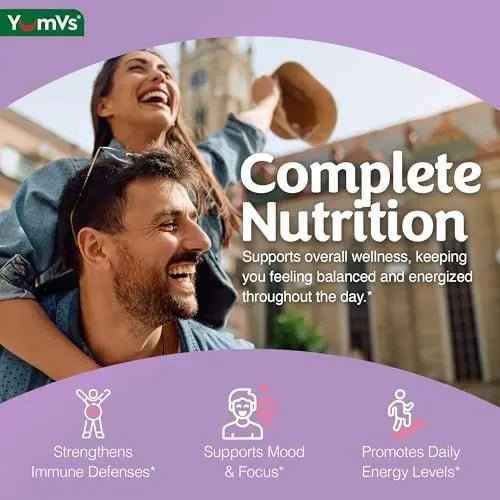 Multivitamin Gummies for Adults, Daily Gummy Vitamin for Women & Men, Immune Support Multivitamin Supplement