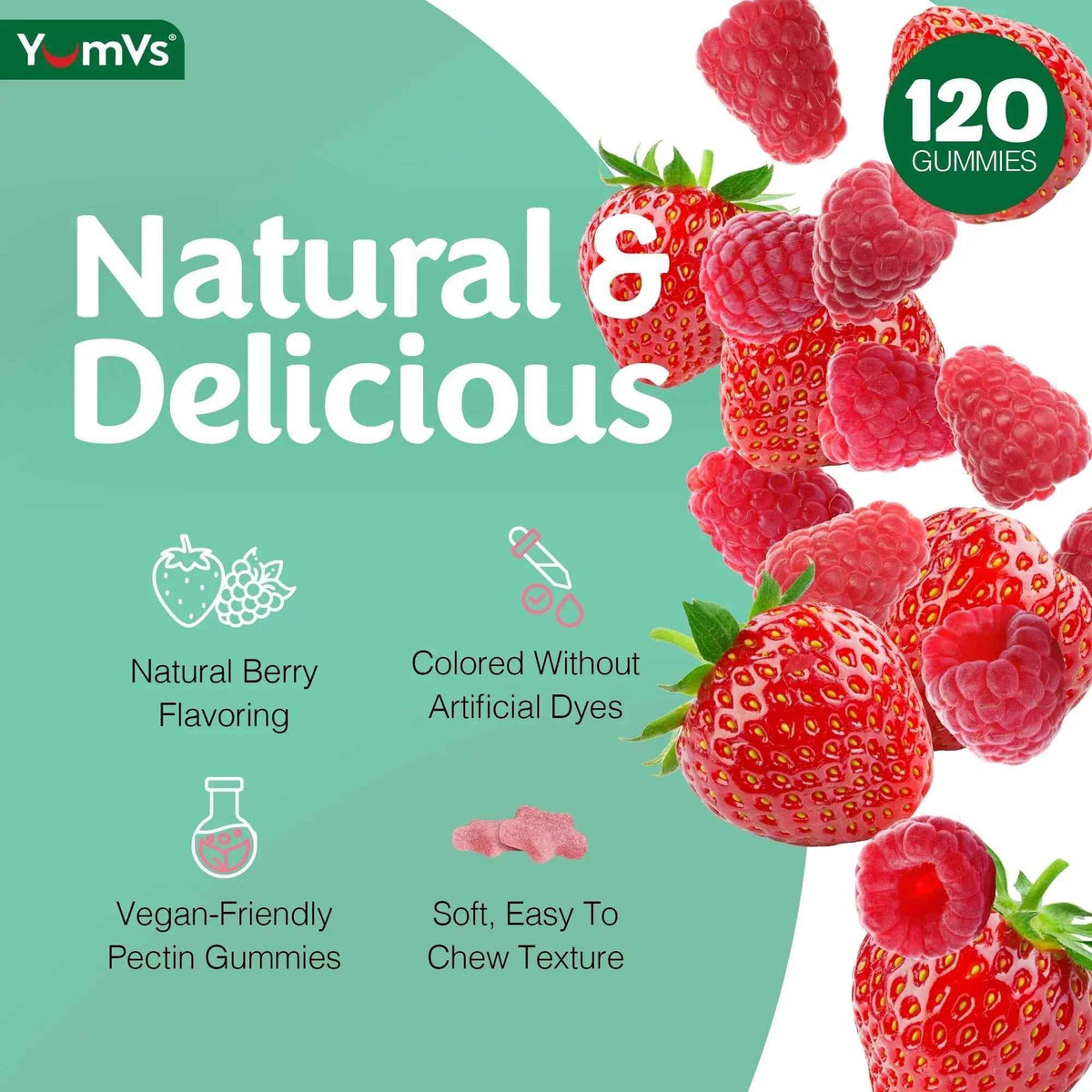 Multivitamin Gummies for Adults, Daily Gummy Vitamin for Women & Men, Immune Support Multivitamin Supplement