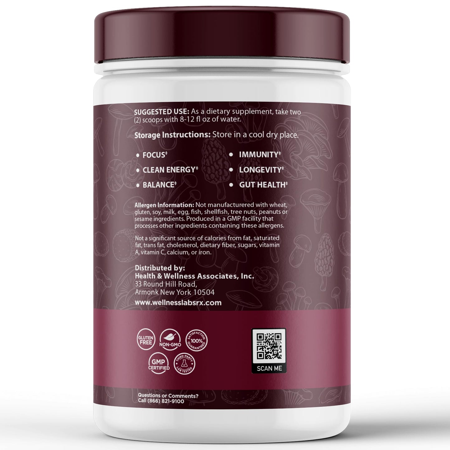 Mushroom Coffee, 90 Servings Organic Mushrooms Instant Coffea, Great Tasting Colombian Keto Coffee, 7 Superfood Mishrooms Lions Mane, Chaga, Reishi, Cordyceps, Maitake, Shiitake, and Turkey Tail - PrimeBioHealth - canada supplements