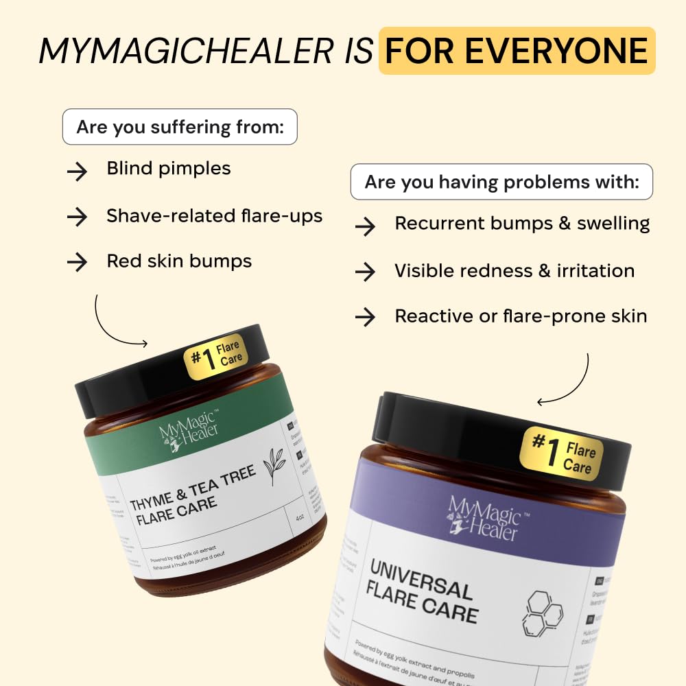 MyMagicHealer Universal Flare Care | Essential Oil Free | Baby Dermatitis, Diaper Rash, Eczema, Psoriasis, Impetigo | Wound Car - PrimeBioHealth - canada supplements