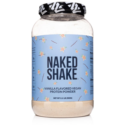 NAKED Shake - Vanilla Protein Powder - Plant Based Protein Shake with Mct Oil, NSF Certified, Gluten-Free, Soy-Free, No Gmos Or Artificial Sweeteners - 30 Servings - PrimeBioHealth - canada supplements