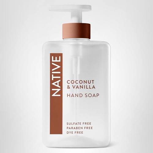 Native Liquid Hand Soap, Coconut & Vanilla Scent, Non-Drying Formula for Soft, Smooth Hands - PrimeBioHealth - canada supplements