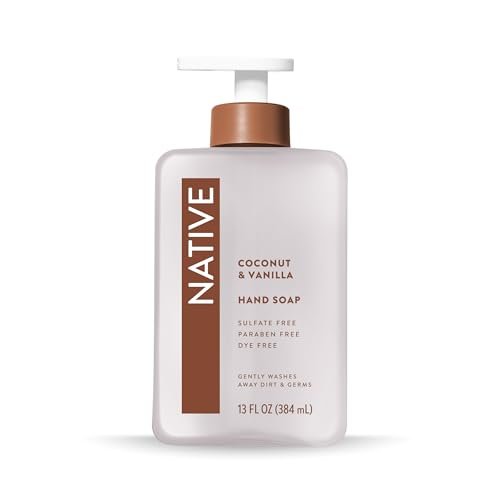 Native Liquid Hand Soap, Coconut & Vanilla Scent, Non-Drying Formula for Soft, Smooth Hands - PrimeBioHealth - canada supplements