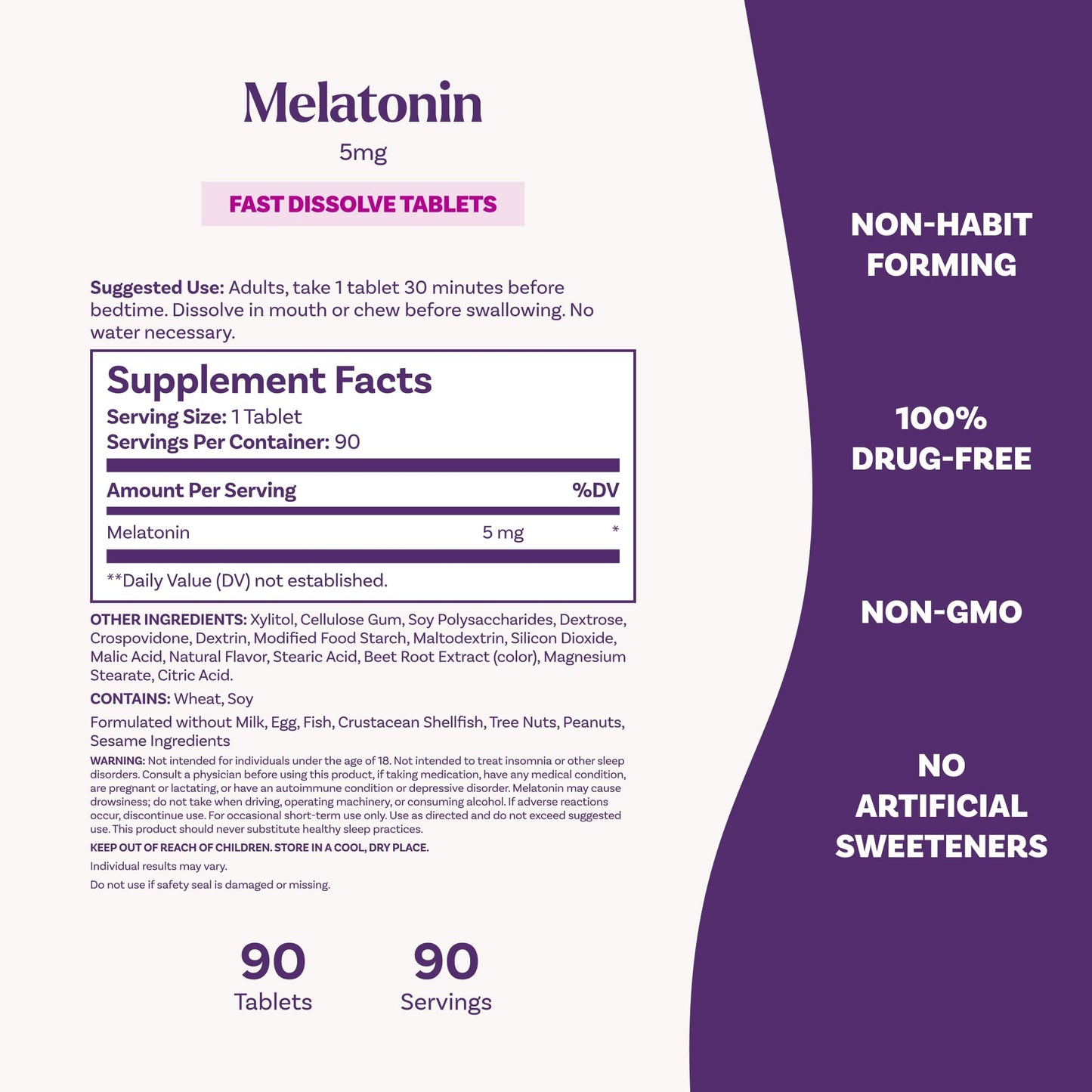 Natrol 5mg Fast Dissolve Tablets Melatonin Strawberry Flavor - PrimeBioHealth - canada supplements
