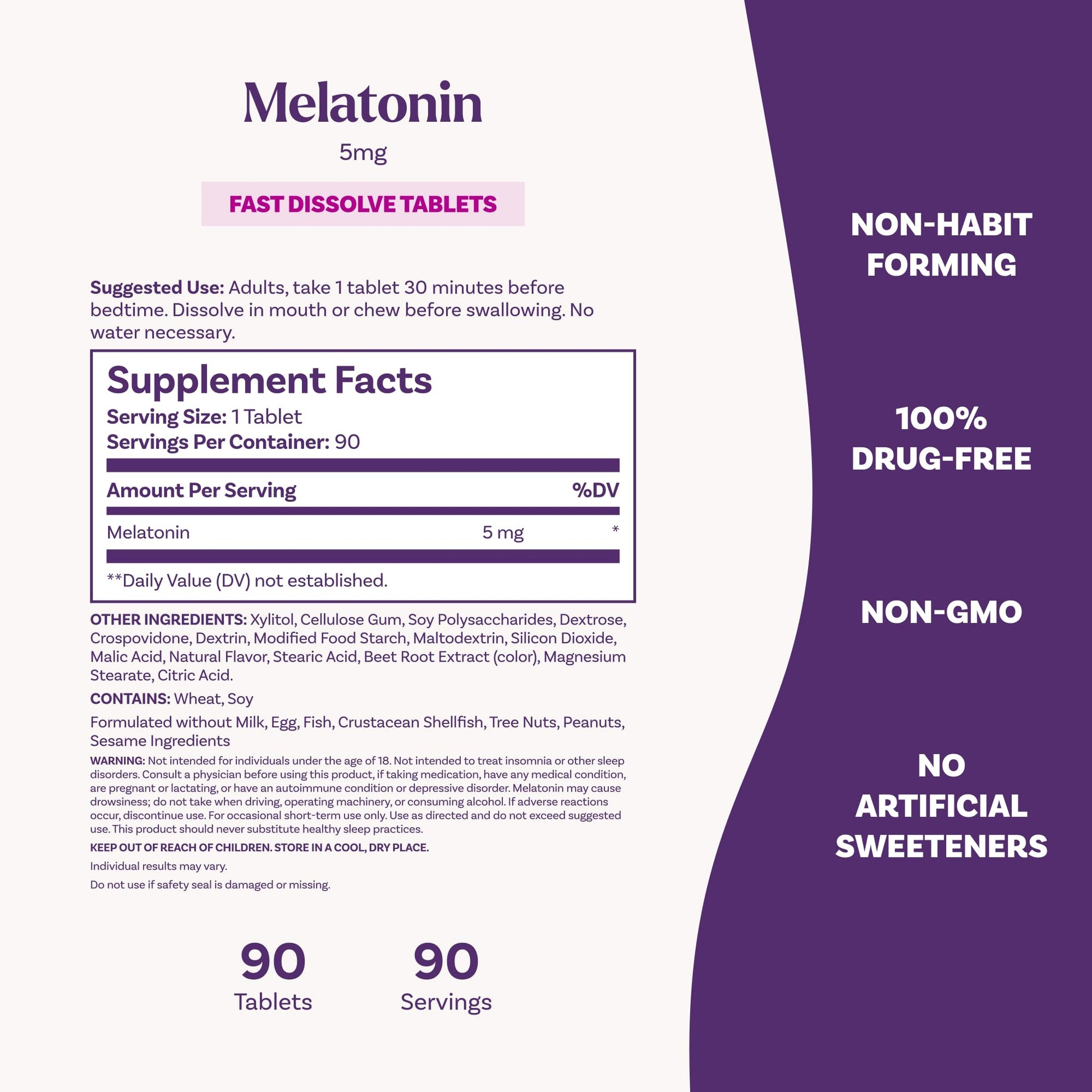 Natrol 5mg Fast Dissolve Tablets Melatonin Strawberry Flavor - PrimeBioHealth - canada supplements
