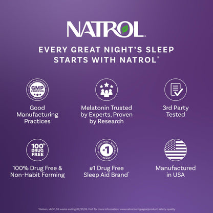 Natrol 5mg Fast Dissolve Tablets Melatonin Strawberry Flavor - PrimeBioHealth - canada supplements