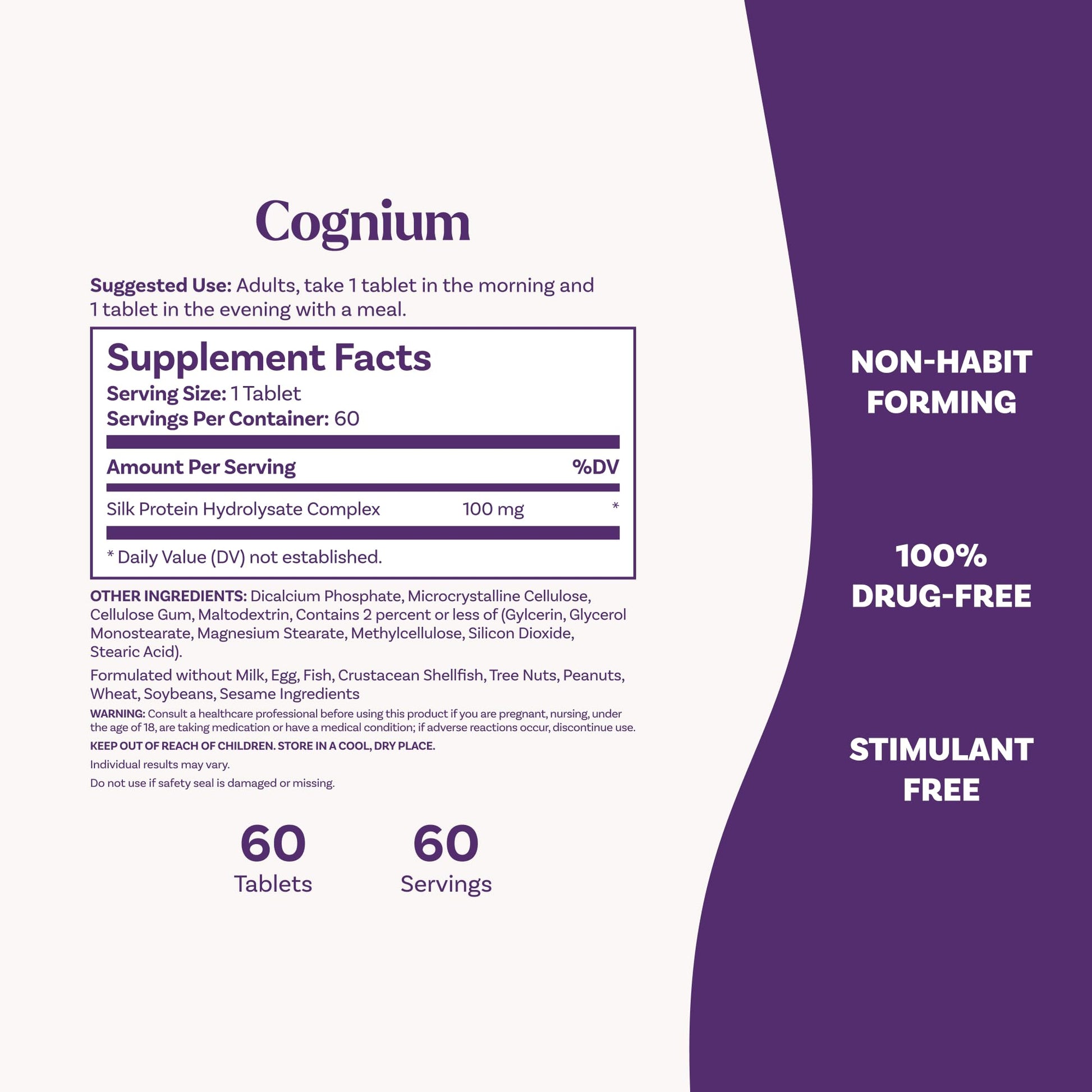 Natrol Cognium Memory, Brain Health Supplements for Adults, Brain Memory Supplements, Enhances Mental Agility in Healthy Adults, - PrimeBioHealth - canada supplements