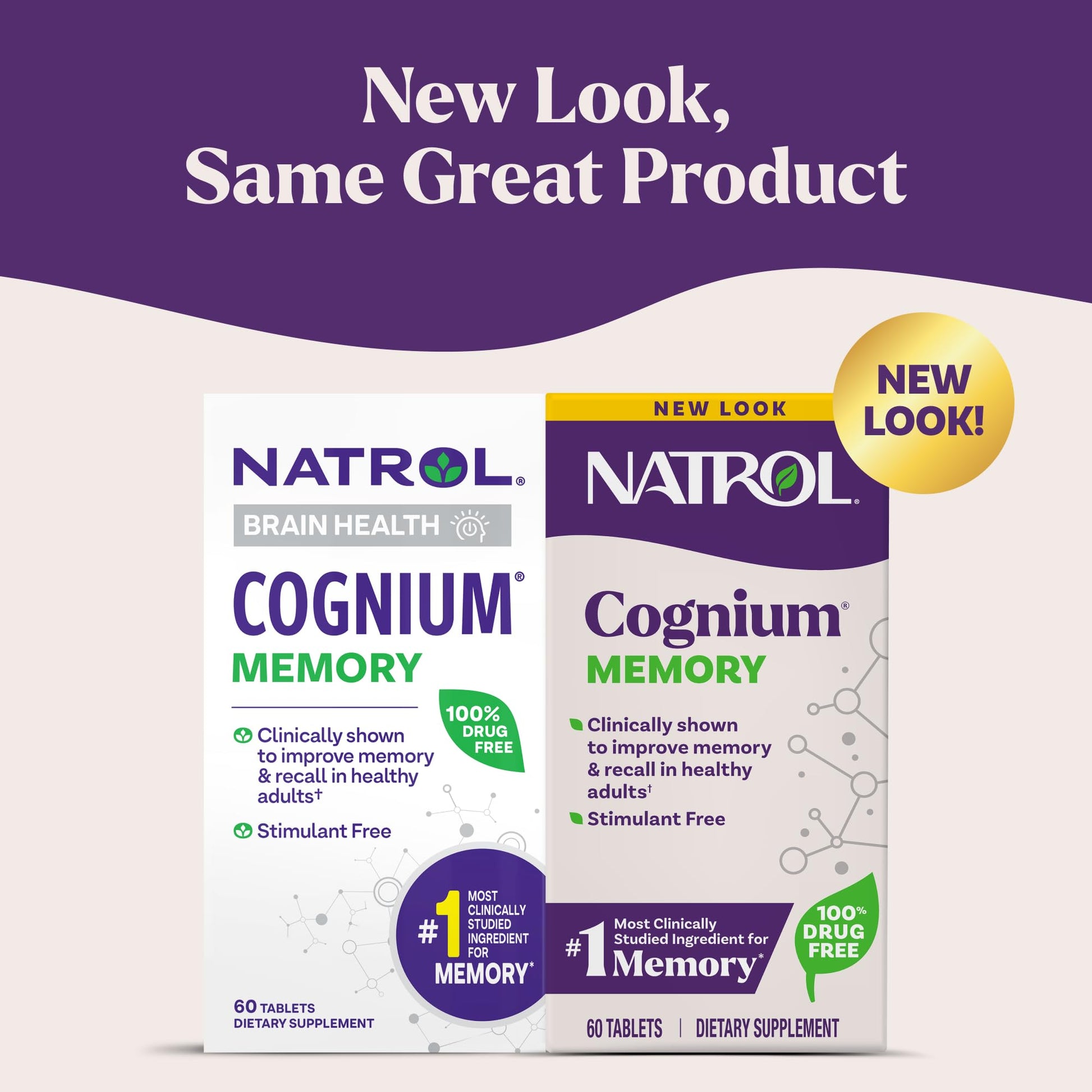 Natrol Cognium Memory, Brain Health Supplements for Adults, Brain Memory Supplements, Enhances Mental Agility in Healthy Adults, - PrimeBioHealth - canada supplements