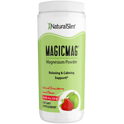 NaturalSlim MagicMag Magnesium Citrate Powder Drink for Relaxation, Stress, Constipation, Better Rest & Digestive Health, Magnesium Supplement for Women and Men - PrimeBioHealth - canada supplements