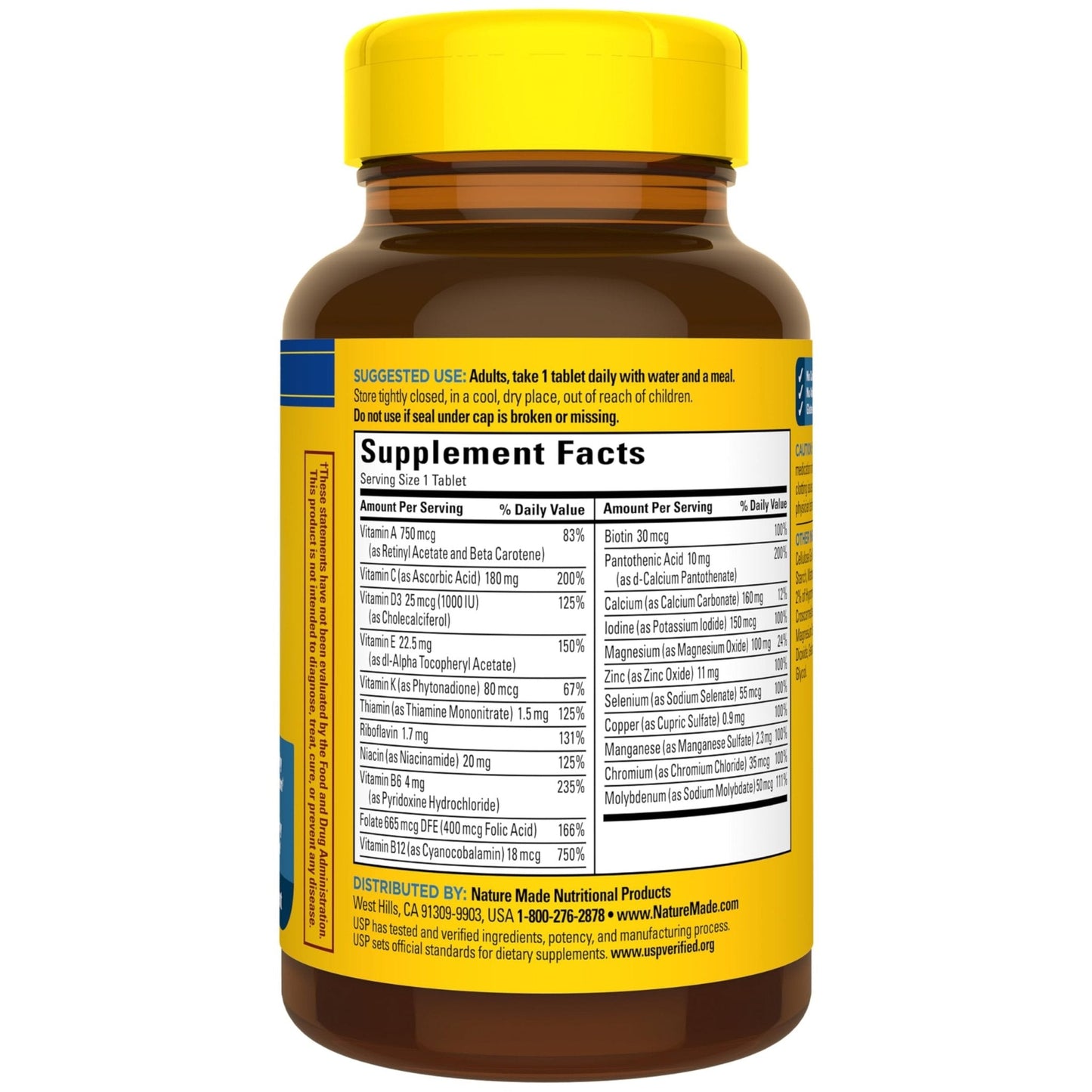 Nature Made Multivitamin for Him, Mens Multivitamins with No Iron, Daily Nutritional Support, Nature Made Multi Mens Vitamins & Minerale - PrimeBioHealth - canada supplements