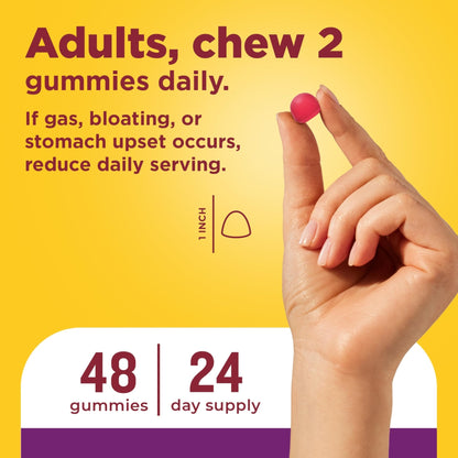 Nature Made Triple-Action Biotics, Gut and Immune Health Support, Digestive Probiotics for Women and Men, Prebiotic Fiber Gummies, 48 Gummies, 24 Day Supply - PrimeBioHealth - canada supplements