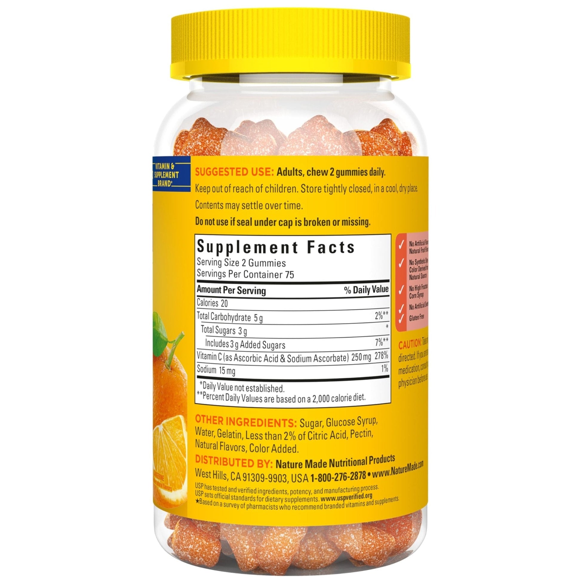 Nature Made Vitamin C 250 mg Per Serving, Dietary Supplement for Immune Support, Vitamin C Gummies for Adults - PrimeBioHealth - canada supplements