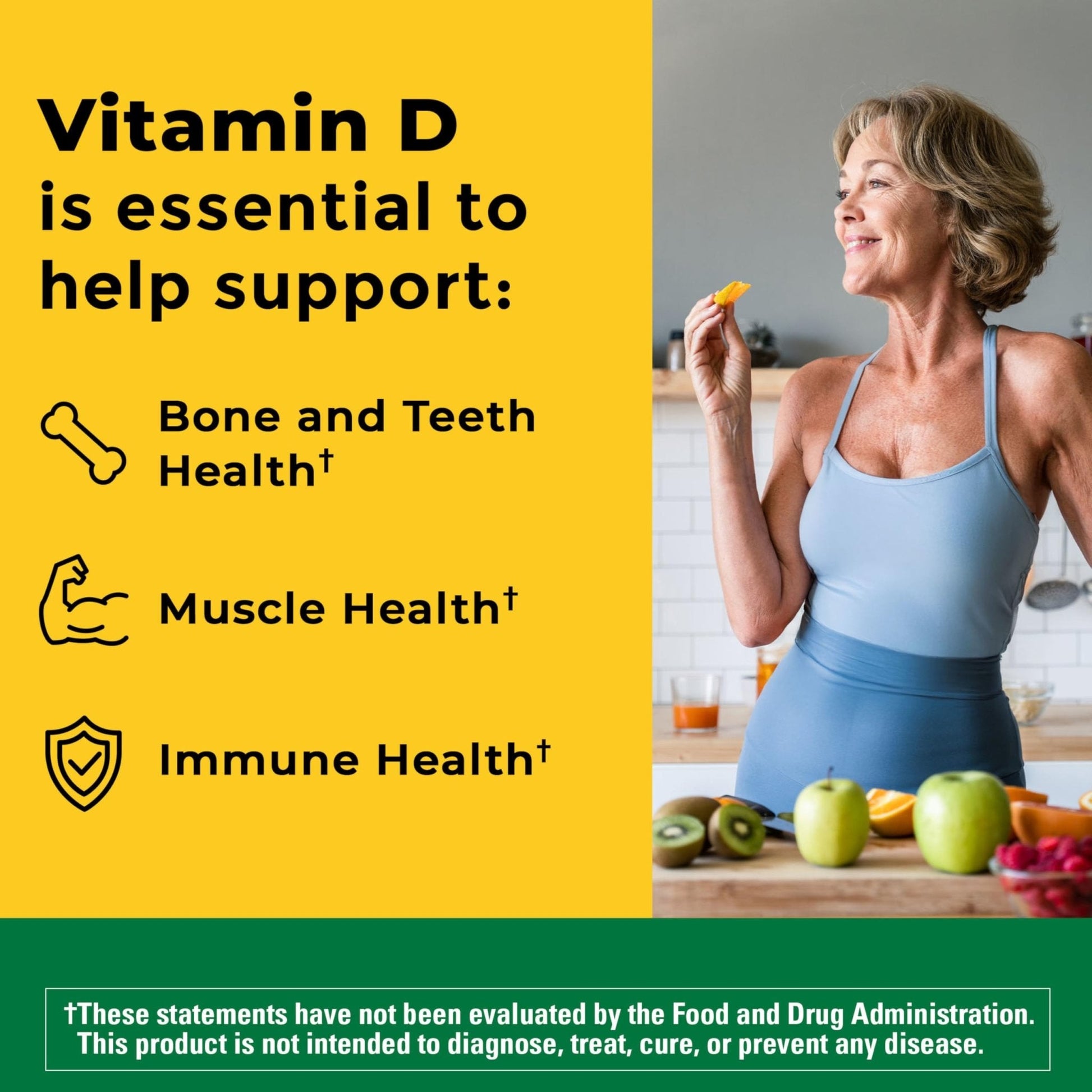 Nature Made Vitamin D3 1000 IU (25 mcg), Vitamin D Supplement for Bone, Teeth, Muscle and Immune Health Support, 300 Softgels, 300 Day Supply - PrimeBioHealth - canada supplements