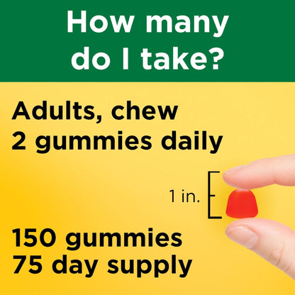 Nature Made Vitamin D3 5000 IU Per Serving Gummies Extra Strength, Bone and Immune Health Support, 150 Vitamin D Gummies for Adults, 75 Day Supply - PrimeBioHealth - canada supplements