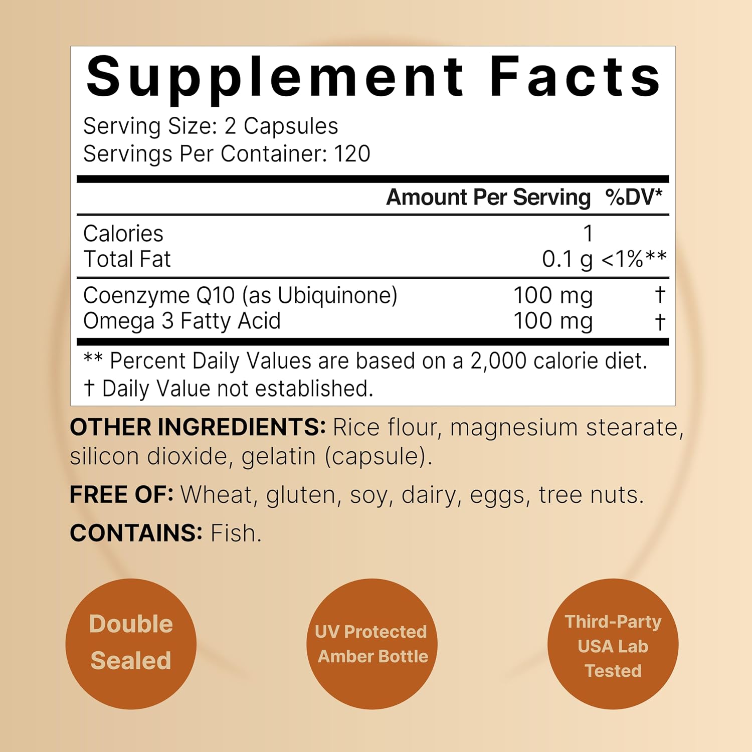 NatureBell CoQ10 100mg with Omega 3, 240 Capsules | Stable High Absorption Form – Antioxidant Support for Heart & Energy Health – Extra Strength Coenzyme Q10 Supplement - PrimeBioHealth - canada supplements